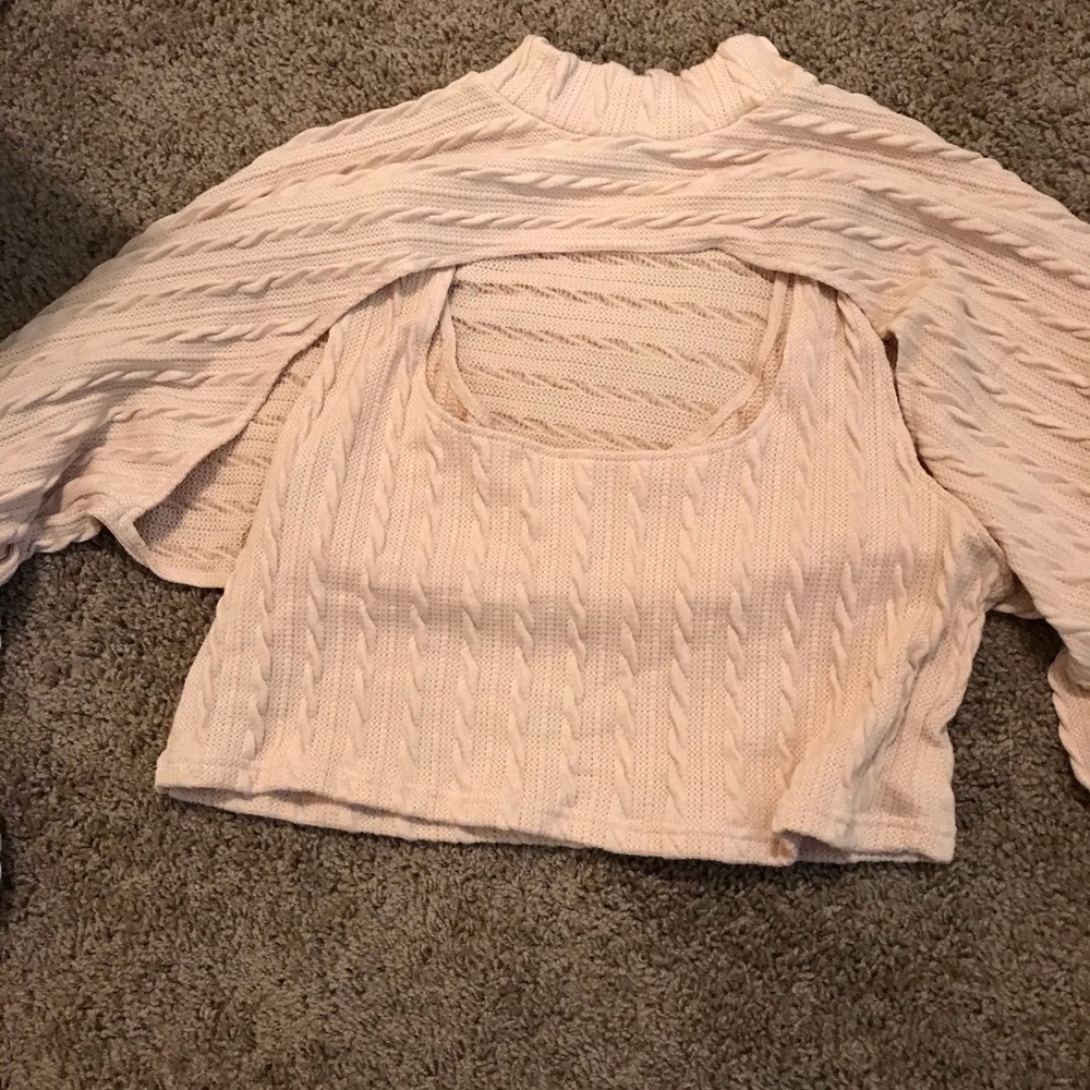 Brand new cropped sweater